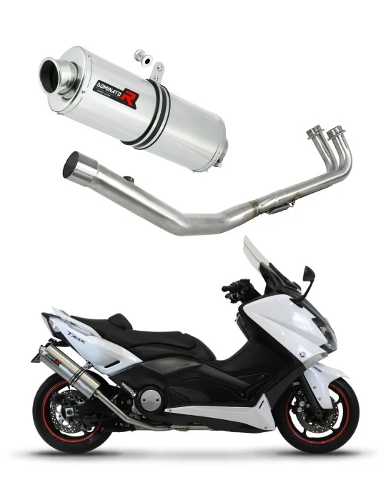 Ligne d'échappement complète inox Dominator OV pour Yamaha XP 530 T-max 2012-2016, vue 1