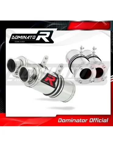 Silencieux bolt-on Dominator GP1 pour Suzuki TL 1000 S (1997-2000)