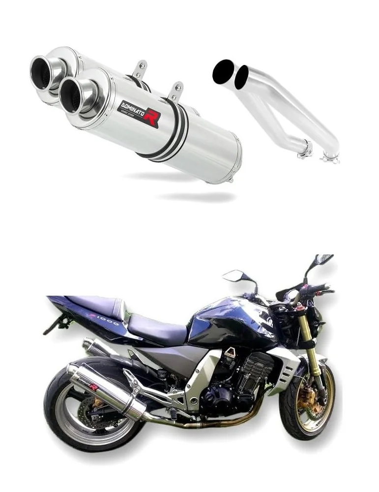 Silencieux slip-on Dominator ST pour Kawasaki Z1000 (2003-2006)