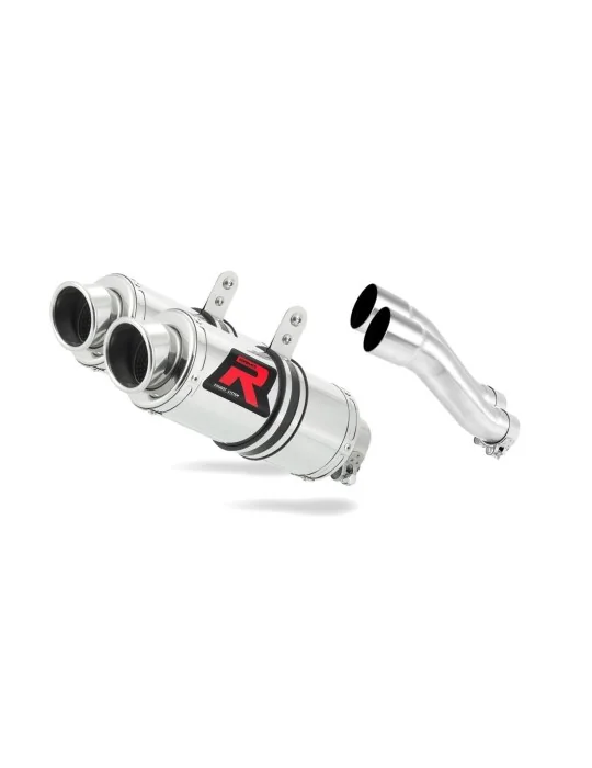 Silencieux slip-on Dominator GP1 pour Kawasaki GPZ 500 1987-2003, vue 1