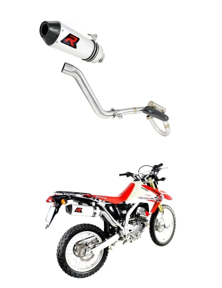 Ligne d'échappement complète inox Dominator MX2 pour Honda CRF 250 L PowerBomb (2012-2016)