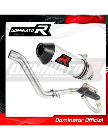 Ligne d'échappement complète inox Dominator MX2 pour Honda CRF 250 L PowerBomb (2012-2016)