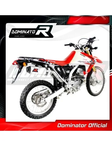Ligne d'échappement complète inox Dominator MX2 pour Honda CRF 250 L PowerBomb (2012-2016)