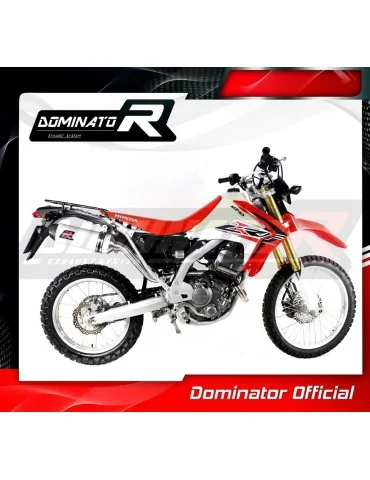 Ligne d'échappement complète inox Dominator MX2 pour Honda CRF 250 L PowerBomb (2012-2016)