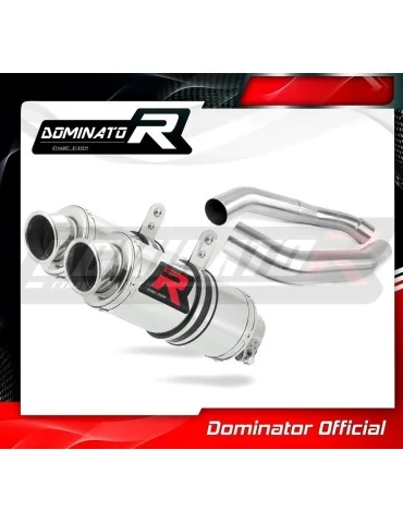 Silencieux slip-on Dominator GP1 pour Honda CBR 1000F Dual (1988-2000)