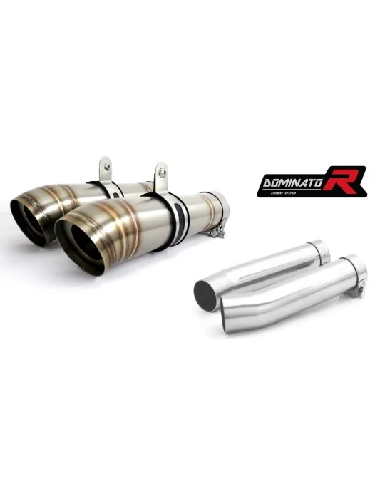 Silencieux slip-on Dominator GP2 pour Aprilia RSV 1000 R 2004-2009, vue 1
