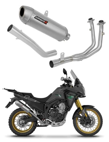 Ligne d'échappement complète inox Dominator S6 pour Rieju Aventura 500 (2023-2026)