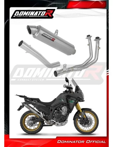 Ligne d'échappement complète inox Dominator GPF pour Rieju Aventura 500 (2023-2026)