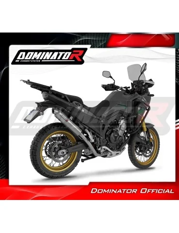 Ligne d'échappement complète inox Dominator GPF pour Rieju Aventura 500 (2023-2026)