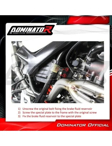 Silencieux slip-on Dominator OVR pour Yamaha XT 660 R kolektor boczny (2004-2016)