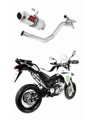 Silencieux slip-on Dominator latéral 2 en 1 GP1 pour Yamaha XT 660 X (2004-2016)