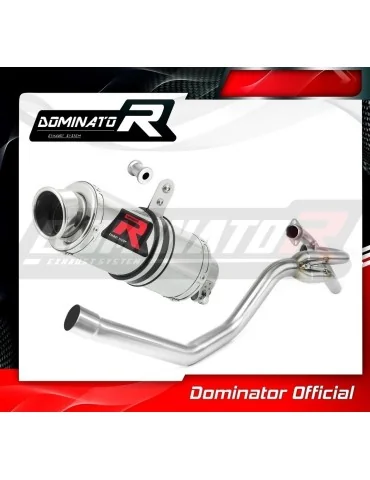 Silencieux slip-on Dominator latéral 2 en 1 GP1 pour Yamaha XT 660 X (2004-2016)