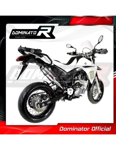 Silencieux slip-on Dominator latéral 2 en 1 GP1 pour Yamaha XT 660 X (2004-2016)