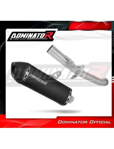 Silencieux slip-on Dominator HP7 Noir pour QJ Motor SRT 900 S / SX (2025-2026)