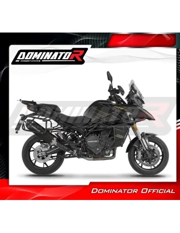 Silencieux slip-on Dominator HP7 Noir pour QJ Motor SRT 900 S / SX (2025-2026)