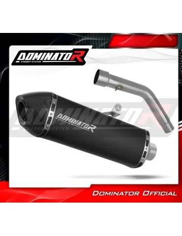 Silencieux slip-on Dominator HP7 Noir pour Triumph Tiger 800 XCA (2018-2020)