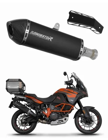 Silencieux slip-on Dominator HP7 Noir pour KTM 1090 Adventure / R (2017-2019)