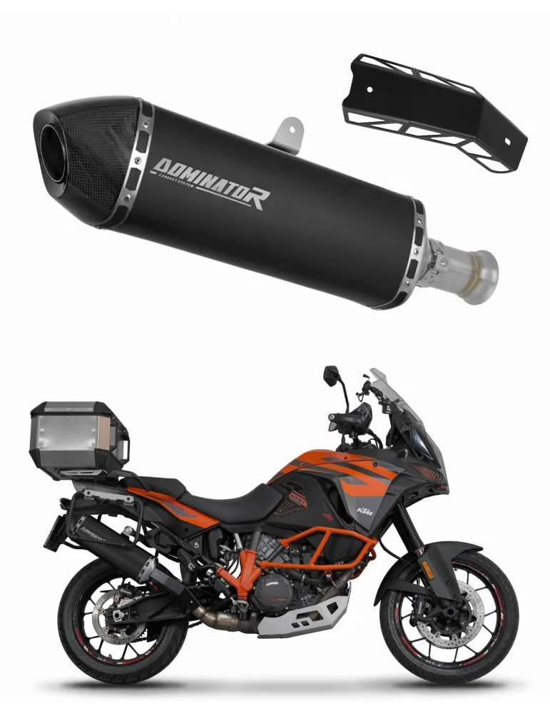 Silencieux slip-on Dominator HP7 Noir pour KTM 1290 Super Adventure S / R (2015-2020)