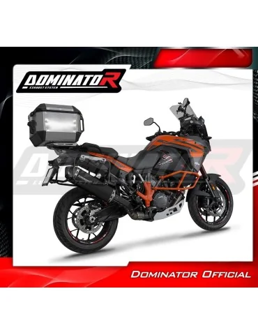 Silencieux slip-on Dominator HP7 Noir pour KTM 1290 Super Adventure S / R (2015-2020)