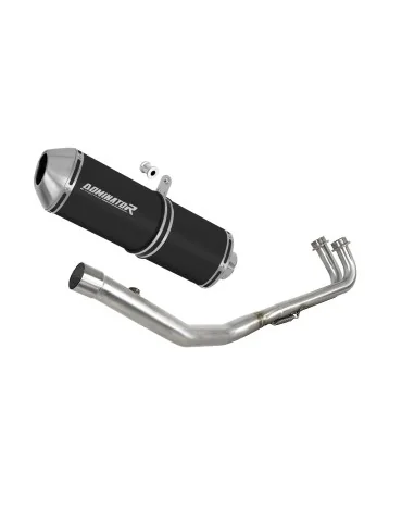 Ligne d'échappement complète inox Dominator OVR Noir pour Yamaha T-max 500 (2008-2011)