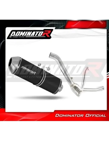 Silencieux slip-on Dominator OVR Noir pour Suzuki DL 650 V Strom (2007-2011)