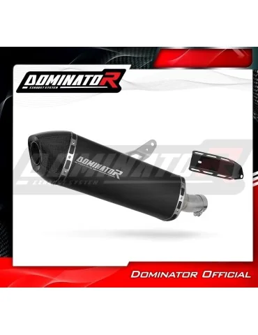 Silencieux slip-on Dominator HP7 Noir pour Harley-Davidson PAN America 1250 (2021-2024)