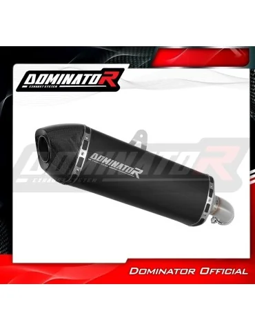 Silencieux slip-on Dominator HP7 Noir pour Suzuki DL 1000 V-Strom (2014-2016)