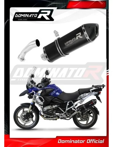 Silencieux slip-on homologué Dominator HP7 Noir pour BMW R1200GS (2004-2009)