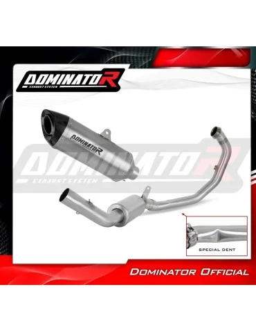 Ligne d'échappement complète inox Dominator HP8 EX pour KTM RC 390 (2022-2024)