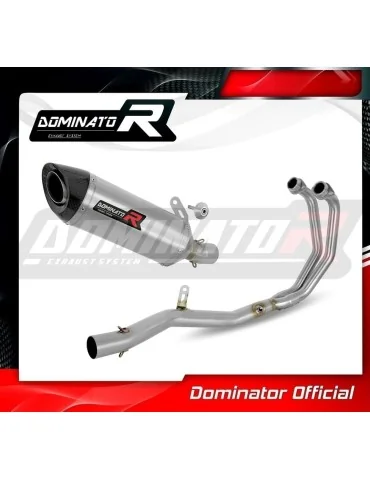 Ligne d'échappement complète inox Dominator HP8 pour Yamaha YZF-R3 (2019-2024) - réf. YA147DF