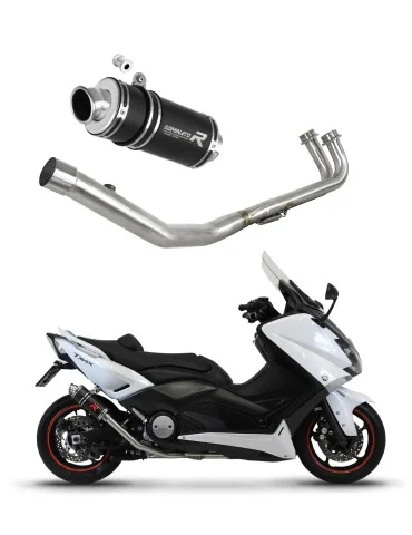 Ligne d'échappement complète inox Dominator GP1 Noir pour Yamaha XP 530 T-max (2012-2016)