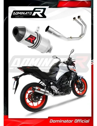 Ligne d'échappement complète inox Dominator HP3 pour Yamaha MT 03 (2017-2019)