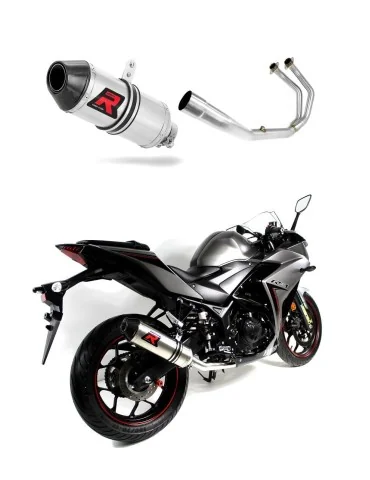 Ligne d'échappement complète inox Dominator HP3 pour Yamaha YZF R3 (2015-2018)