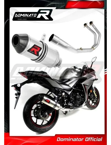Ligne d'échappement complète inox Dominator HP3 pour Yamaha YZF R3 (2015-2018)