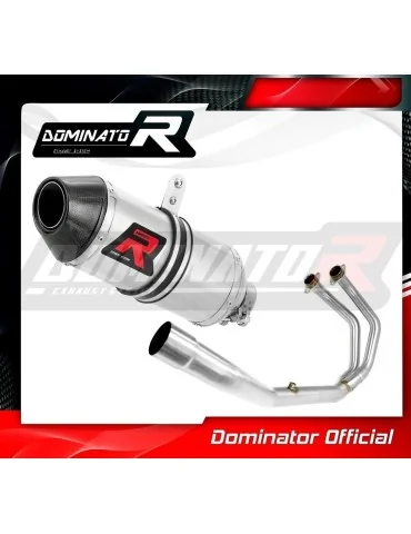 Ligne d'échappement complète inox Dominator HP3 pour Yamaha YZF R3 (2015-2018)