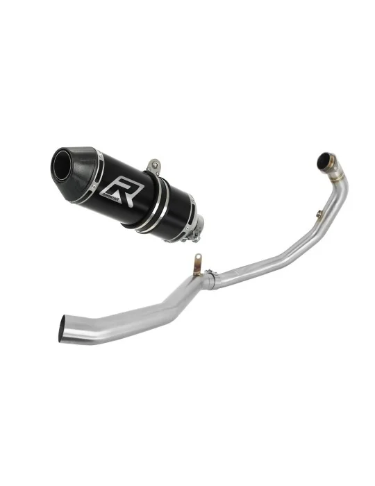 Ligne d'échappement complète inox Dominator HP3 Noir pour Husqvarna Vitpilen 401 2020-2023, vue 1