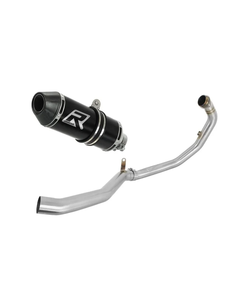 Ligne d'échappement complète inox Dominator HP3 Noir pour Husqvarna Svartpilen 401 (2020-2023)