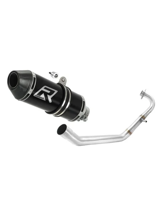 Ligne d'échappement complète inox Dominator HP3 Noir pour Yamaha YZF R125 2008-2013, vue 1