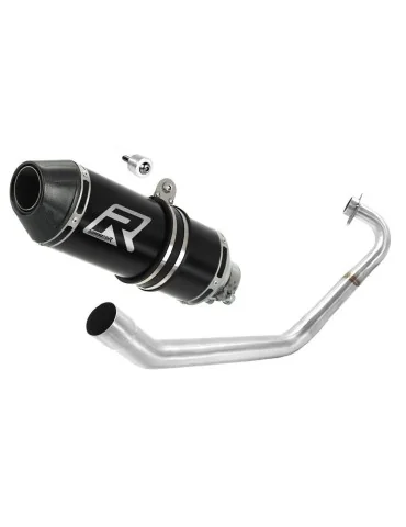 Ligne d'échappement complète inox Dominator HP3 Noir pour Yamaha MT 125 (2014-2019)