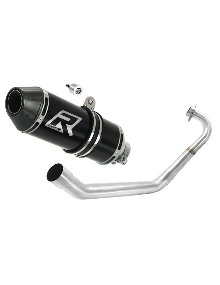 Ligne d'échappement complète inox Dominator HP3 Noir pour Yamaha MT 125 (2014-2019)