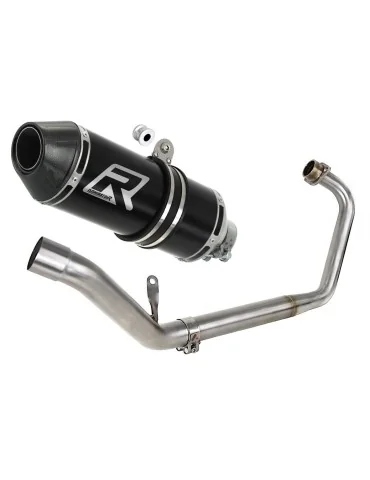 Ligne d'échappement complète inox Dominator HP3 Noir pour Honda CBR 125 R (2011-2018)