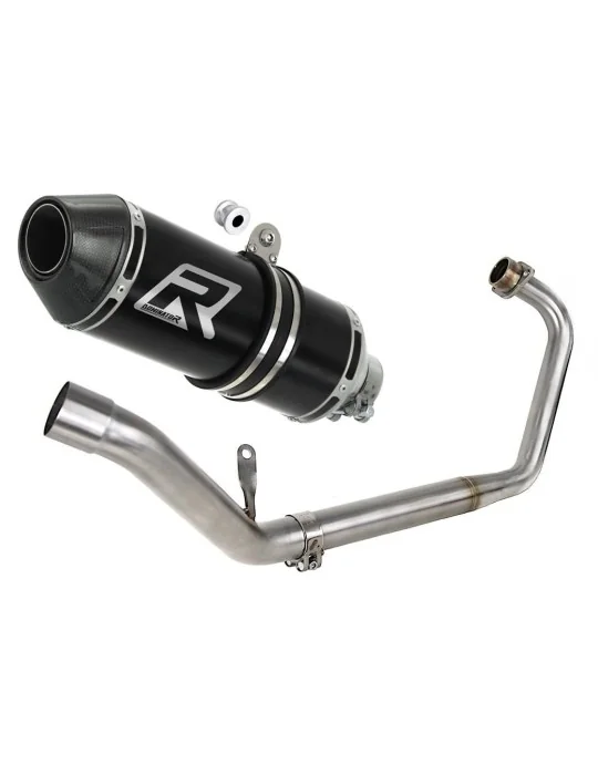 Ligne d'échappement complète inox Dominator HP3 Noir pour Honda CBR 125 R 2011-2018, vue 1