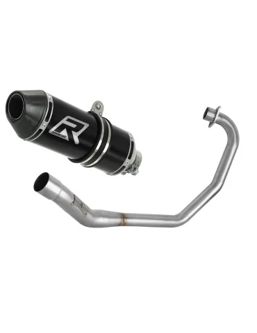 Ligne d'échappement complète inox Dominator HP3 Noir pour Honda CBF 125 (2009-2014)