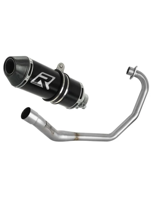Ligne d'échappement complète inox Dominator HP3 Noir pour Honda CBF 125 2009-2014, vue 1
