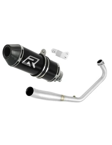 Ligne d'échappement complète inox Dominator HP3 Noir pour Honda CB 125 R (2018-2020)
