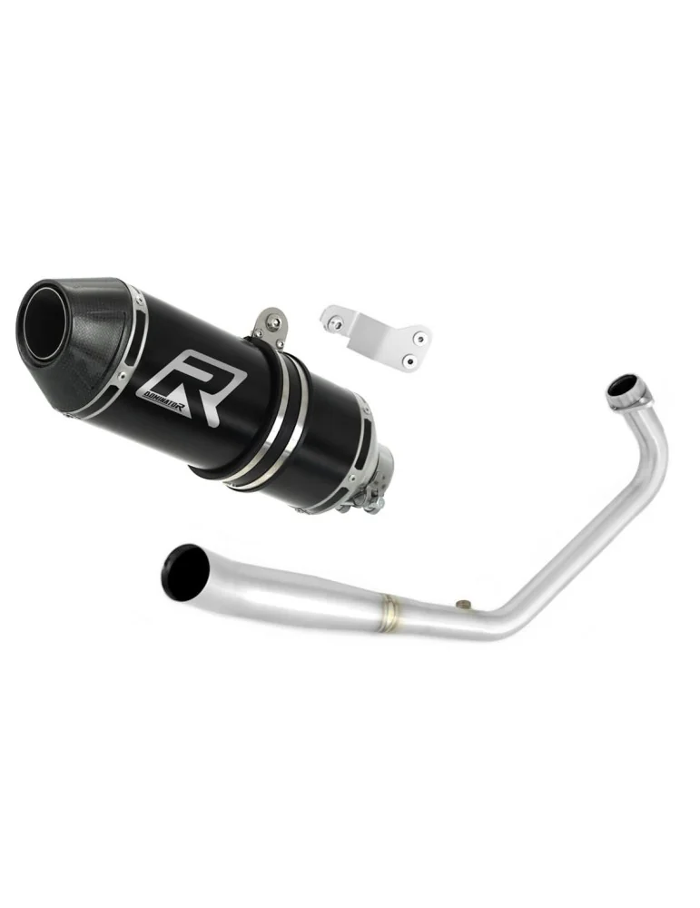 Ligne d'échappement complète inox Dominator HP3 Noir pour Honda CB 125 R (2018-2020)