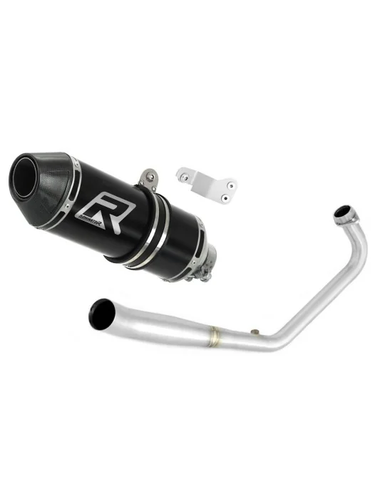 Ligne d'échappement complète inox Dominator HP3 Noir pour Honda CB 125 R 2018-2020, vue 1