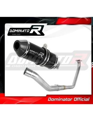 Ligne d'échappement complète inox Dominator HP3 Noir pour Yamaha MT 125 (2020)