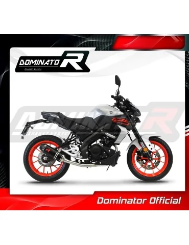 Ligne d'échappement complète inox Dominator HP3 Noir pour Yamaha MT 125 (2020)