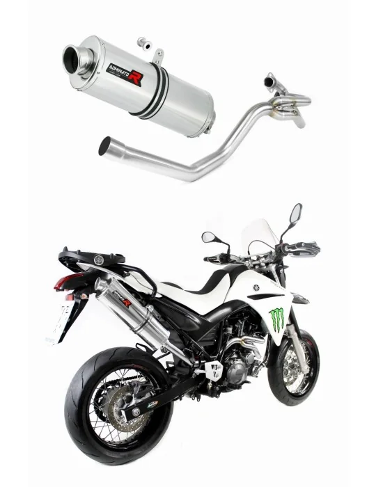 Silencieux slip-on Dominator latéral 2 en 1 OV pour Yamaha XT 660 R 2004-2016, vue 1